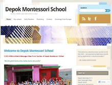 Tablet Screenshot of depokmontessori.org